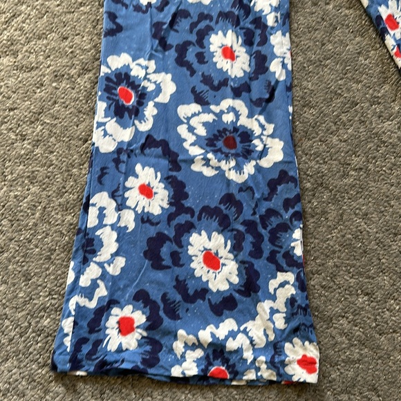 Quiksilver Blue Floral Wide Leg Pants - Picture 3 of 4